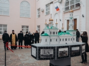 Открытие макета Храма в Скопине.