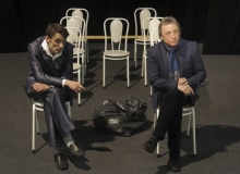 Театр «Предел» представил моноспектакль по мотивам рассказа Захара Прилепина «Колёса»