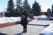 Митинг памяти погибшим в Кемерово